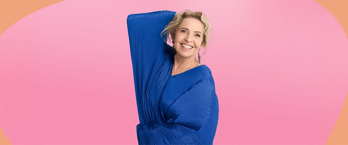 Portrait von der deutschen Schauspielerin Michaela May