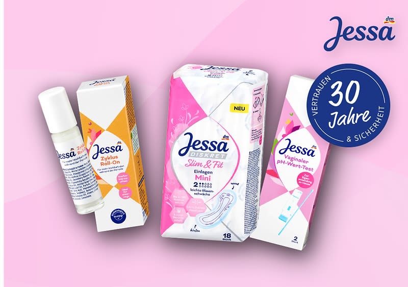 30 Jahre Jessa: Hochwertige Produkte für Periode & bei Inkontinenz