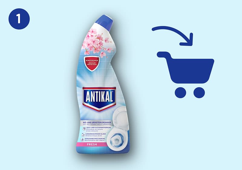 Produkt von Antikal zeigen auf Einkaufswagen-Symbol.