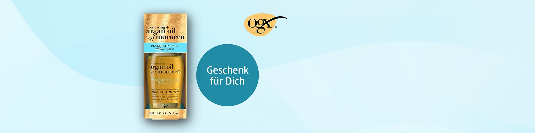 Bubble „Geschenk für Dich“ und Haaröl von OGX