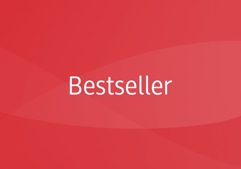 Das Wort Besteller auf rotem Grund