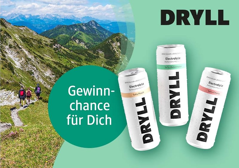 Bubble „Gewinnchance für Dich“ und Produkte von DRYLL