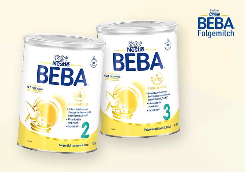 Die Folgemilch Nestlé BEBA ist ideal für Babys mit normalen Ernährungsbedürfnissen.