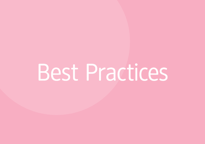 Best Practices