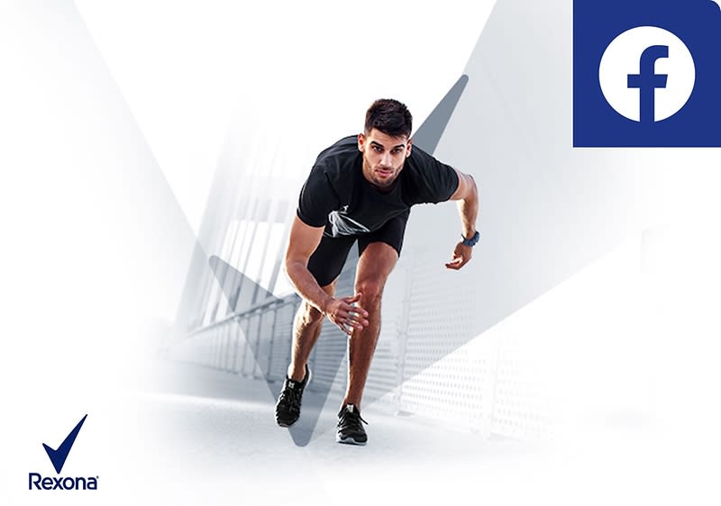 Lese interessante News von Rexona auf Facebook.