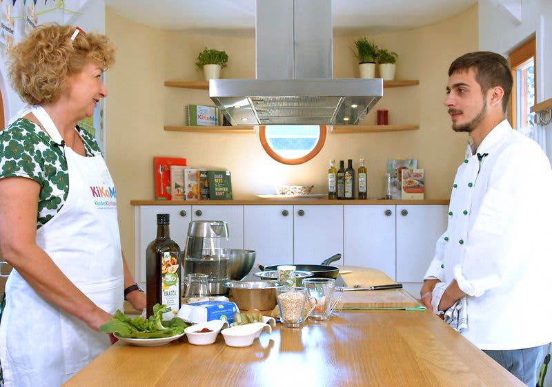 Veggie-Burger Kinder-Koch-Klub