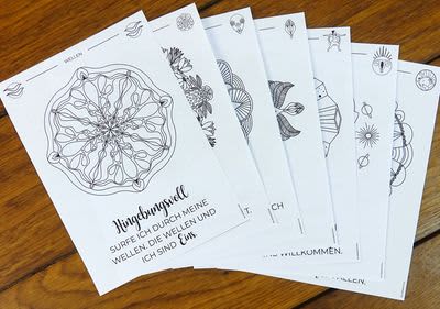 Doula: Affirmationskarten für die Geburt