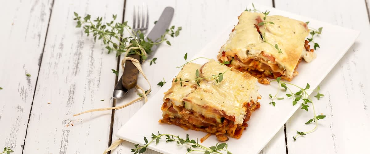 Gemüse Lasagne