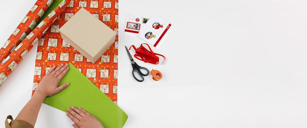 Geschenkverpackung Anleitung Schritt 1