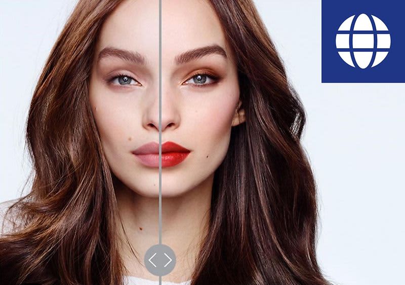 Im Virtual Try-on lädst Du einfach ein Foto von Dir hoch und probierst alle Looks online aus.