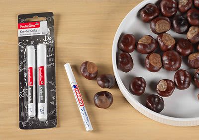 Kastanien bemalt Schritt 1