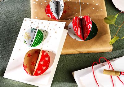 Verpackungsideen Geschenkpapierreste