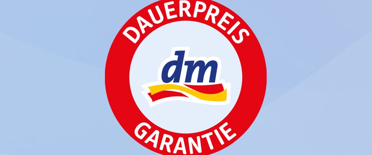 dm-Dauerpreis: das gute Gefühl, immer günstig einzukaufen