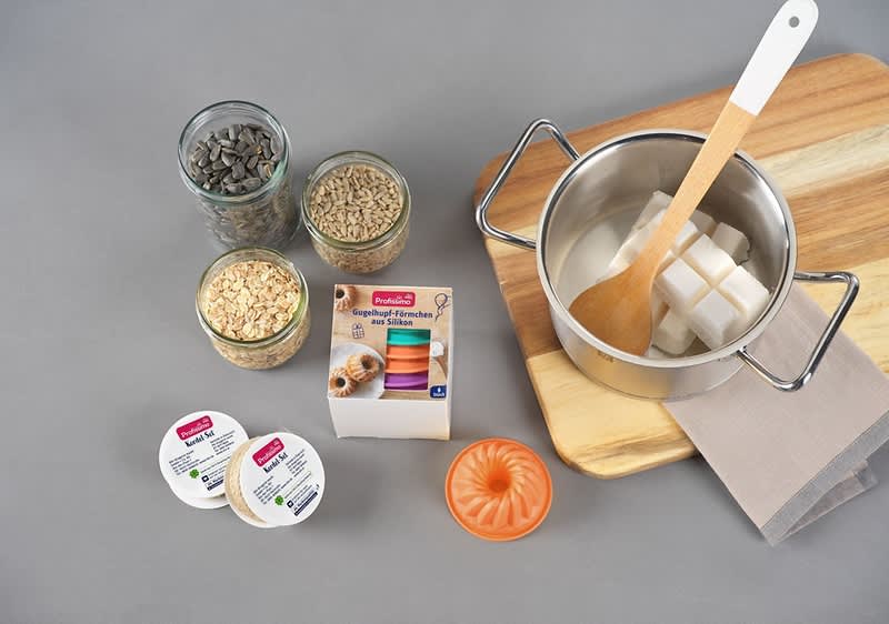 Vogelfutter Anleitung Schritt 1