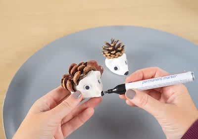 Modelliermasse Igel Schritt 3