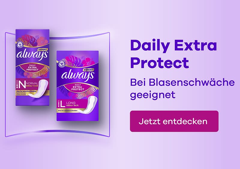 Always Binden für Blasenschwäche