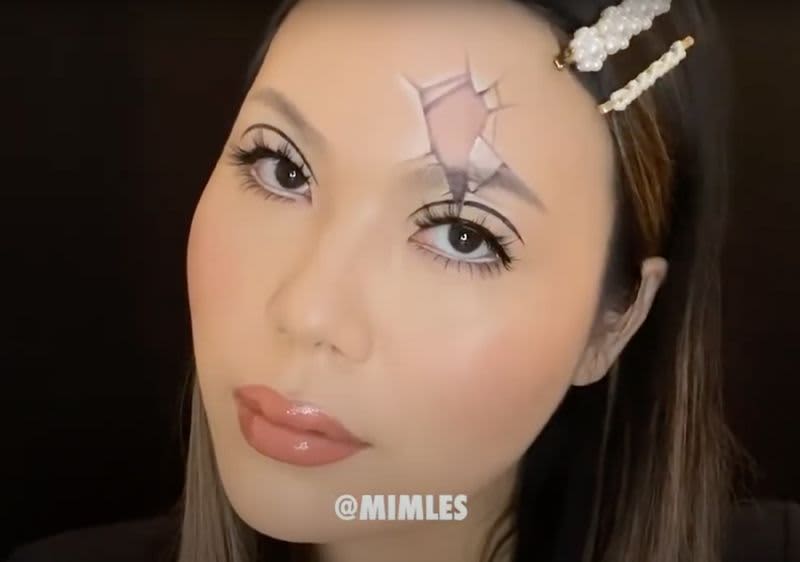 Halloween Tutorial Look Face Illusion NYX