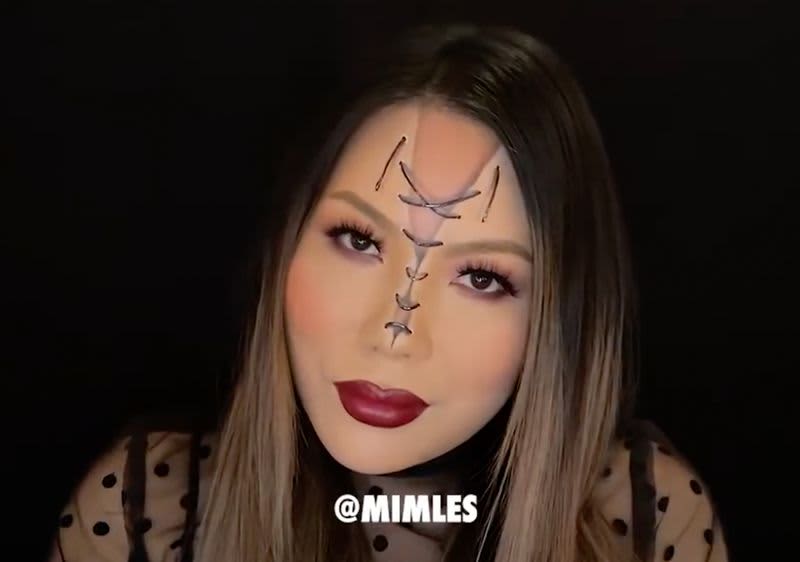 Halloween Tutorial Look Stitched Face NYX
