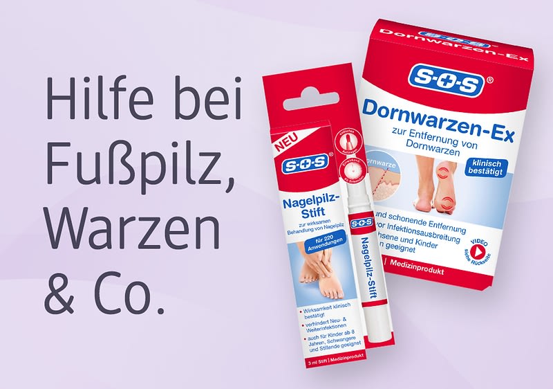 Hilfe bei Fußpilz, Warzen & Co.