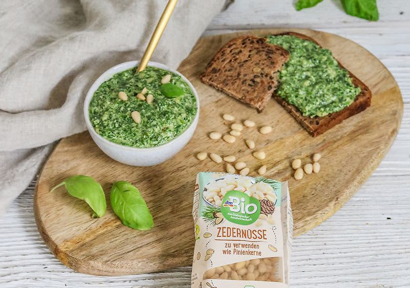 Veganes Basilikumpesto