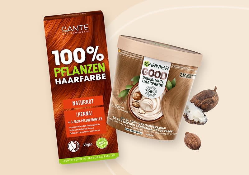 Vegane Haarfarbe