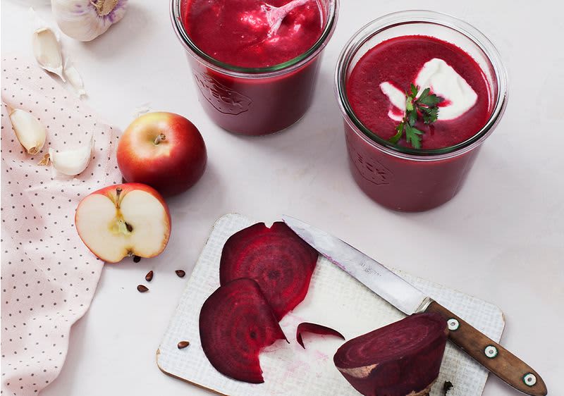 Rote-Bete-Apfel-Suppe