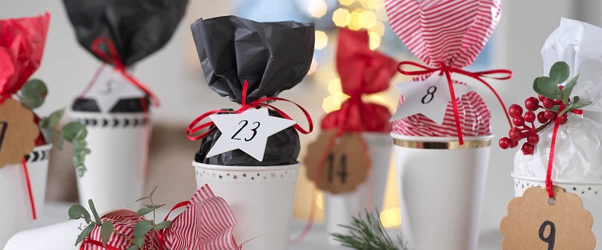 Adventskalender Trinkbecher