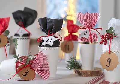 Adventskalender Trinkbecher