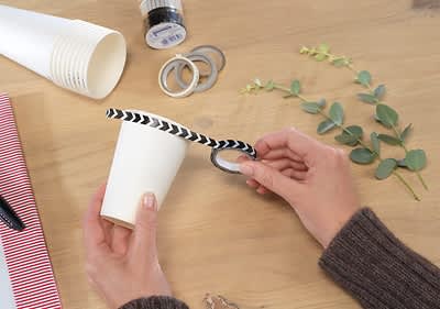 Adventskalender Trinkbecher Anleitung - Schritt 1