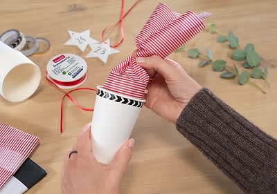 Adventskalender Trinkbecher Anleitung - Schritt 2