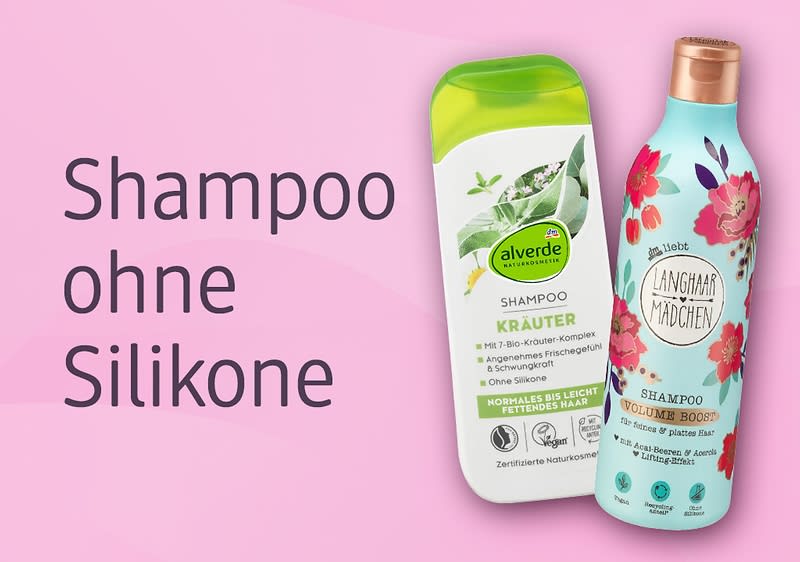 Shampoo ohne Silikone gibts bei dm