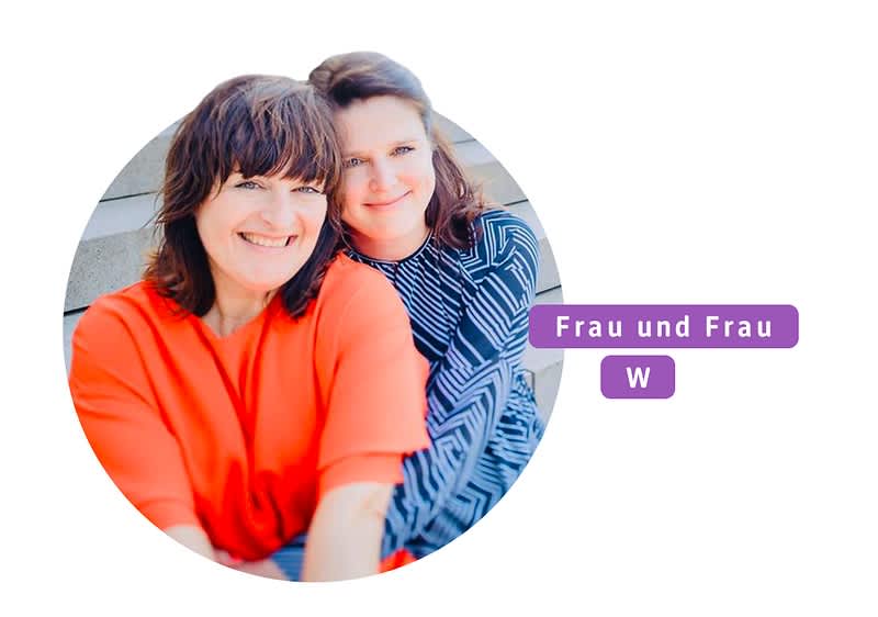 Frau und Frau W