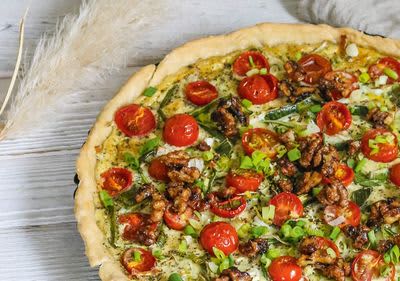 Tomaten-Lauch-Quiche