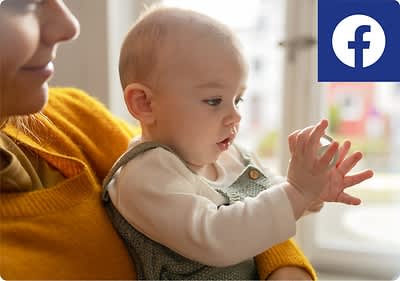 Verfolge die Posts von NUK bei Facebook.