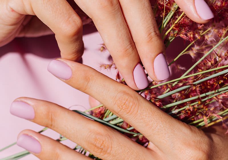 Veganer Nagellack rosa 