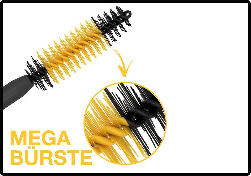 Mega Bürste für volles Volumen