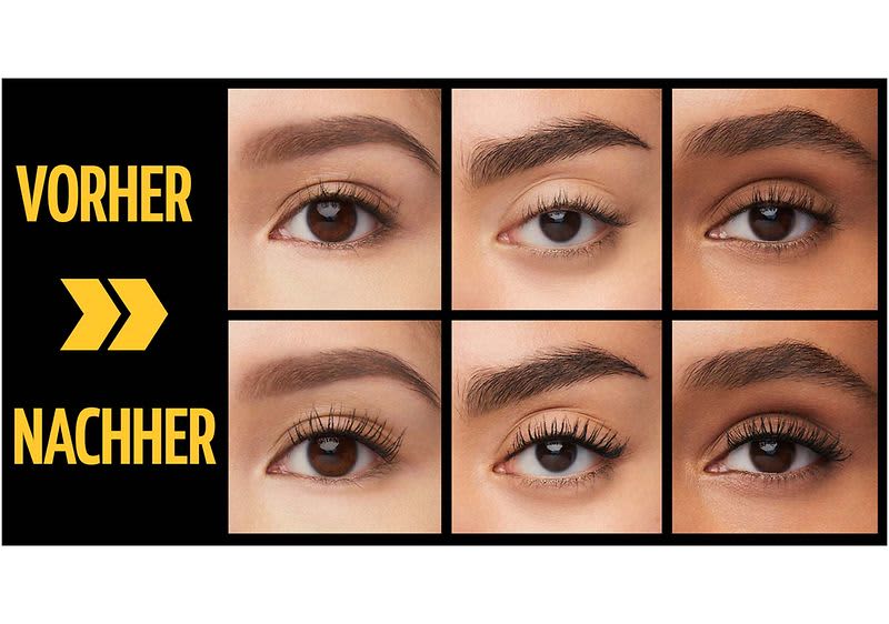 Die Lash Sensational Sky High Mascara schafft ein traumhaftes Volumen.