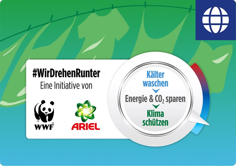 Kampagne zur Energieeinsparung beim Waschen