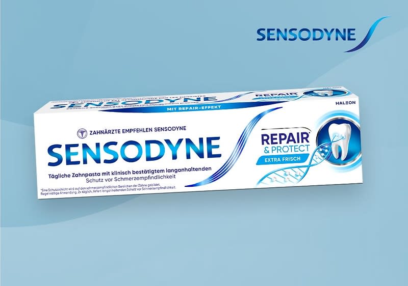 Entdecke Sensodyne Repair & Protect.