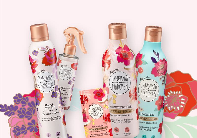 Langhaarmädchen Aufmacherbild 2 Produkte