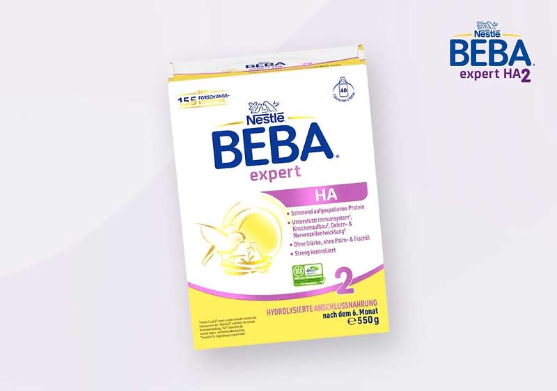 BEBA EXPERT HA ist ideal für Babys mit erhöhtem Allergierisiko.