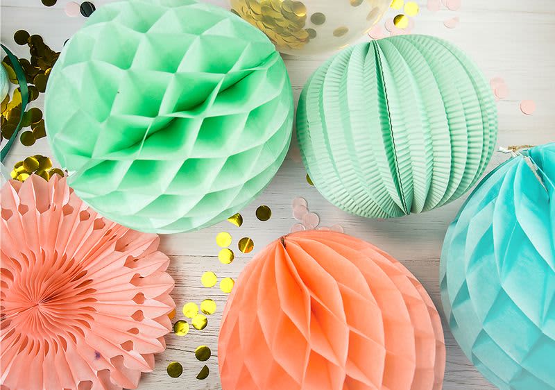 Dekoration für die Babyparty