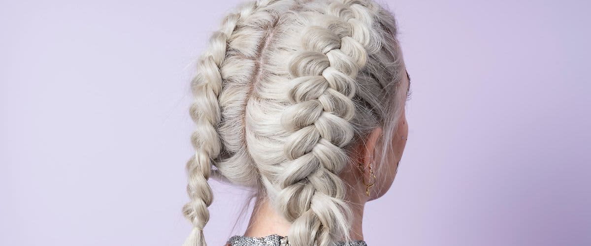 Dutch Braid Aschblondes Haar