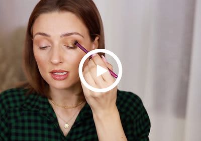 Schminken leicht gemacht Lidschatten auftragen Olesja