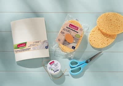 Wasserbombenschwamm Anleitung Schritt 1