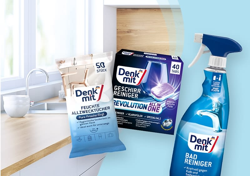 Denk mit Haushaltsprodukte