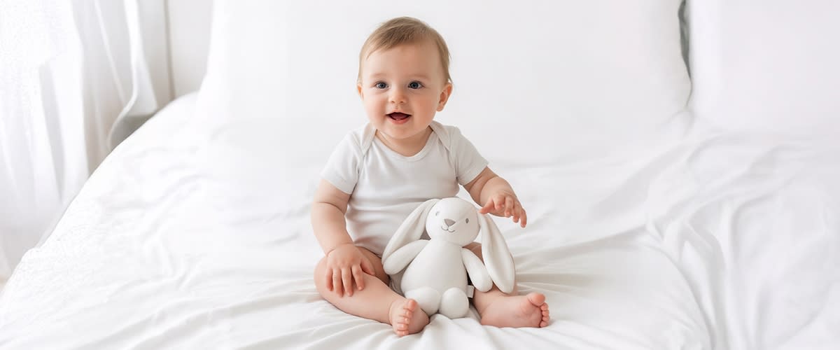  Entwicklung Baby 12 Monate . Bild mithilfe von KI erstellt