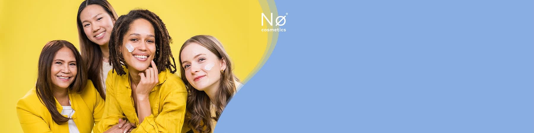 Mit der Hautpflege von Nø Cosmetics bist Du auch ungeschminkt schön.