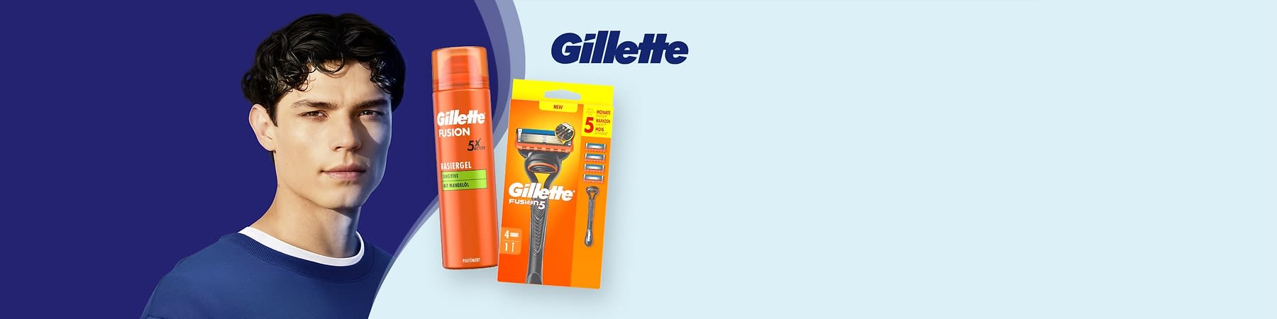 Die Präzisionsprodukte von Gillette helfen Dir, Dein Bestes zu zeigen.