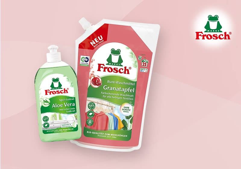 Die Frosch Produkte sorgen für ein Zuhause, in dem man sich wohlfühlt